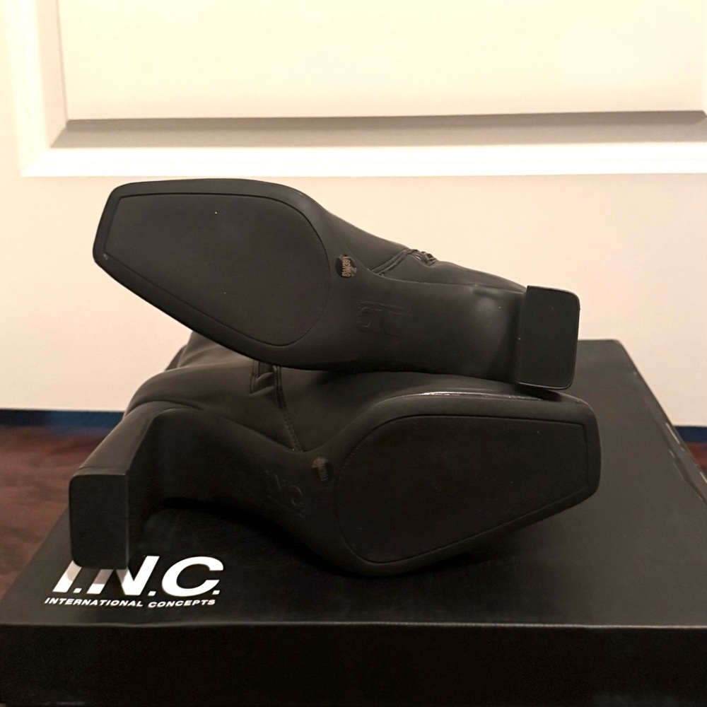 I.N.C Women's Odelya Dress Booties | Size 8.5M | Black | NIB - Picture 5 of 5